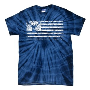 American Deer Hunting Flag Tie-Dye T-Shirt