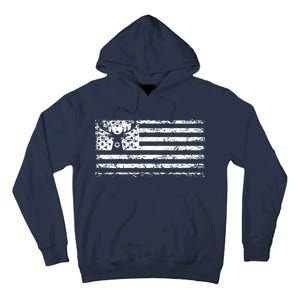 American Deer Hunting Flag Tall Hoodie