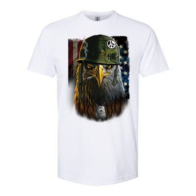 American Eagle Patriot Smoking Cigarette Softstyle® CVC T-Shirt