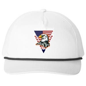 American Eagle USA Pride Snapback Five-Panel Rope Hat