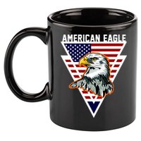 American Eagle USA Pride 11oz C Handle Ceramic Mug