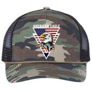 American Eagle USA Pride Retro Rope Trucker Hat Cap