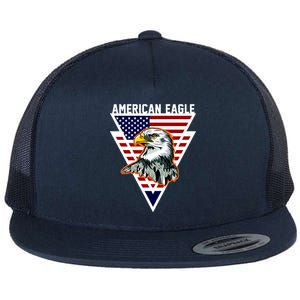 American Eagle USA Pride Flat Bill Trucker Hat