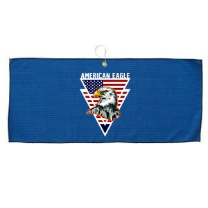 American Eagle USA Pride Large Microfiber Waffle Golf Towel