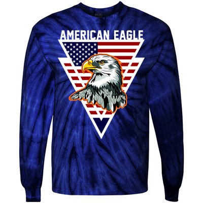 American Eagle USA Pride Tie-Dye Long Sleeve Shirt