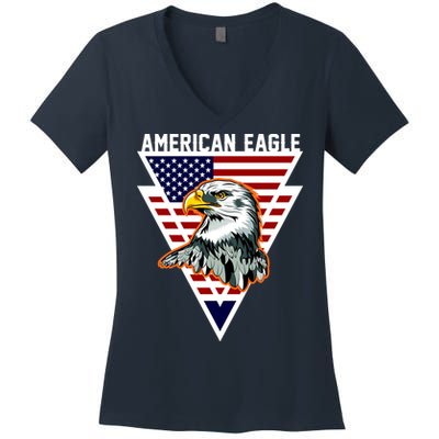 American Eagle USA Pride Women's V-Neck T-Shirt
