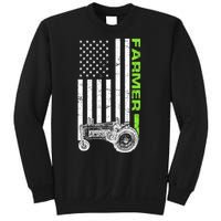 American Farmer USA Tractor Flag Sweatshirt