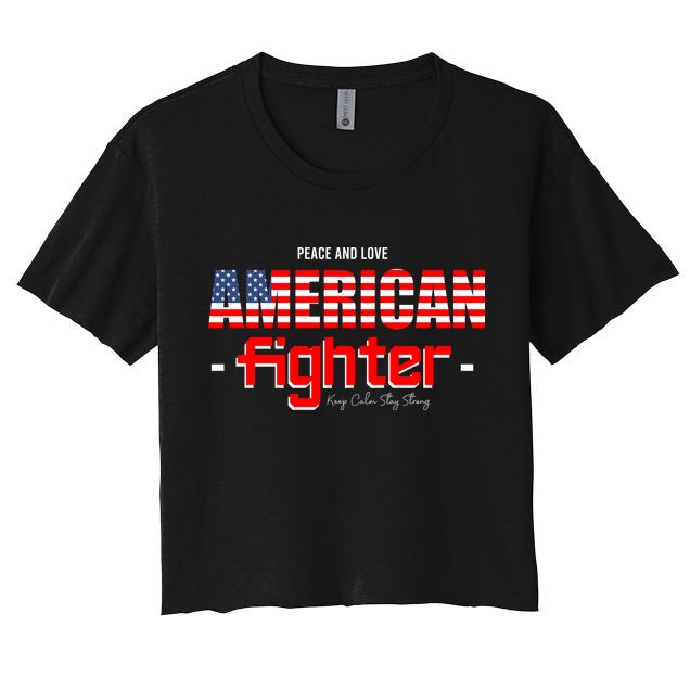 American Fighter Crop Top