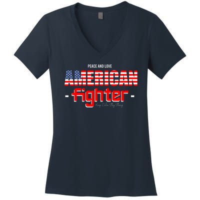 American Fighter Women's V-Neck T-Shirt