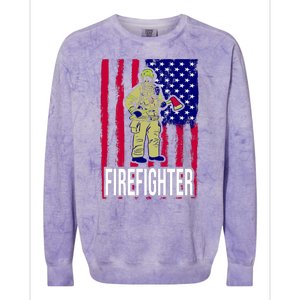 American Firefighter Colorblast Crewneck Sweatshirt