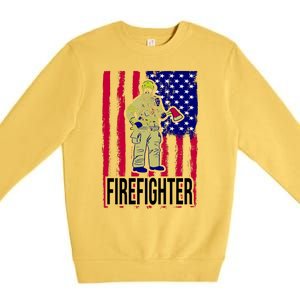 American Firefighter Premium Crewneck Sweatshirt