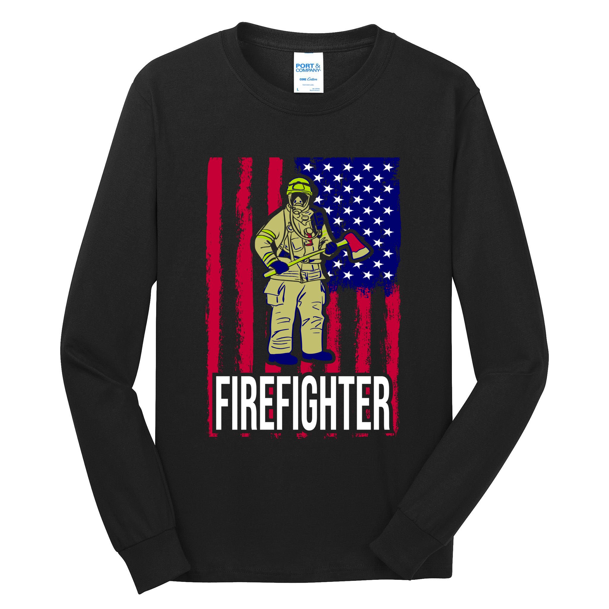 American Firefighter Tall Long Sleeve T-Shirt