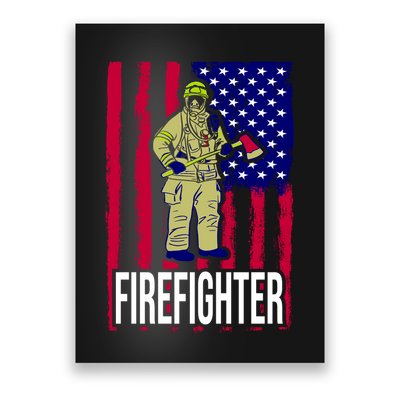 American Firefighter Poster