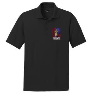 American Firefighter PosiCharge RacerMesh Polo