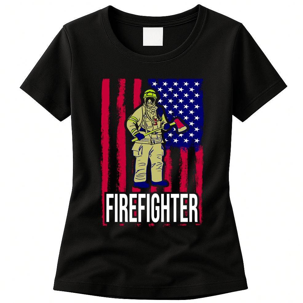 American Firefighter Womens T-Shirt
