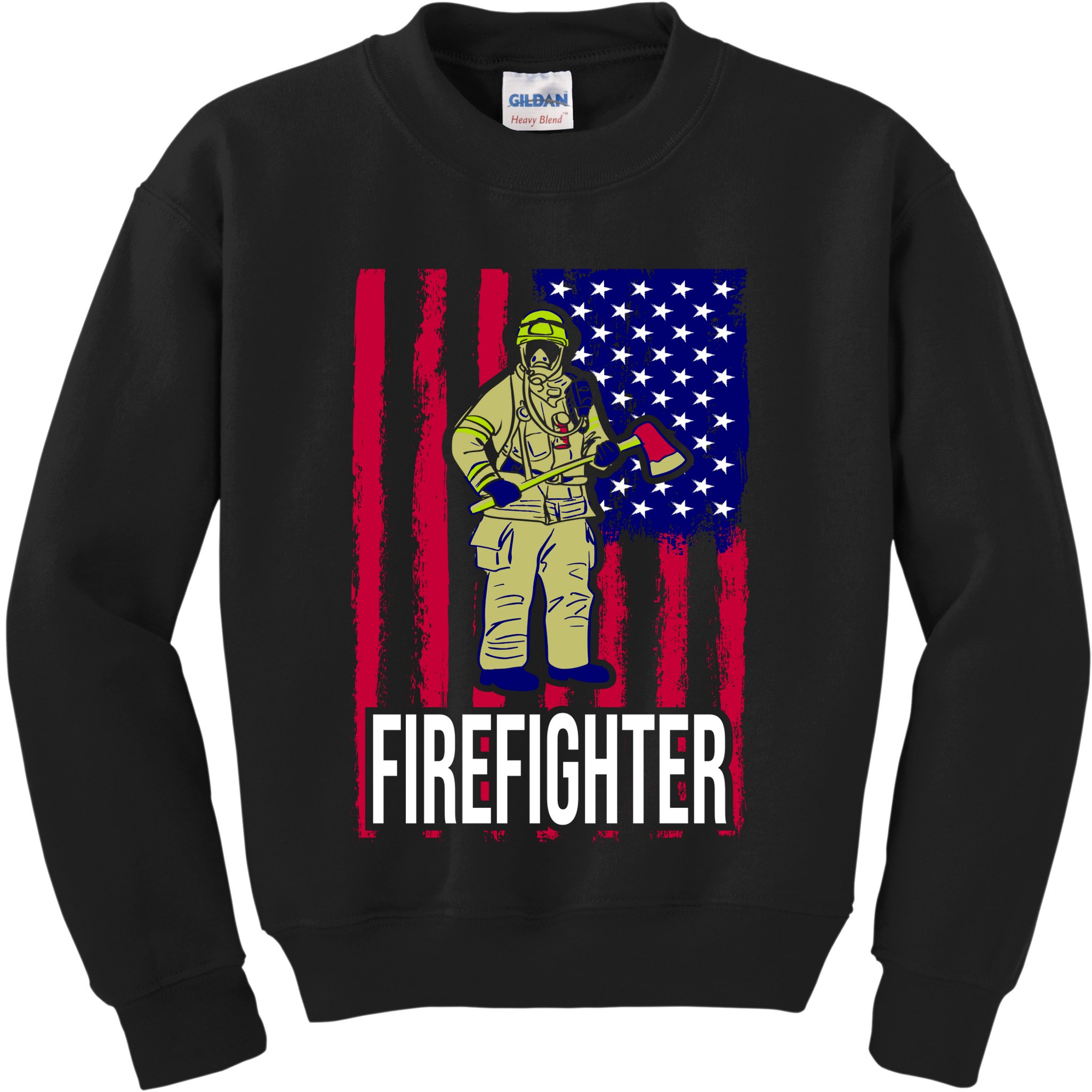 American Firefighter Kids Sweatshirt