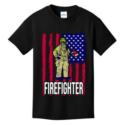 American Firefighter Kids T-Shirt