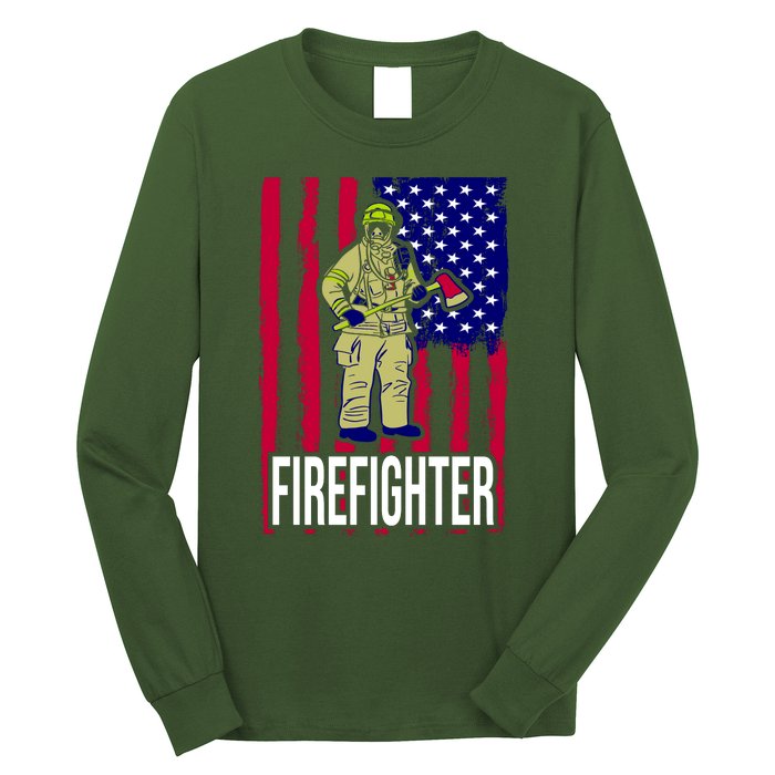 American Firefighter Long Sleeve Shirt