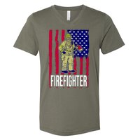 American Firefighter V-Neck T-Shirt