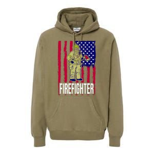 American Firefighter Premium Hoodie