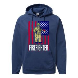 American Firefighter Performance Fleece Hoodie