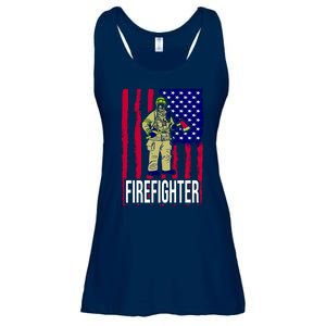 American Firefighter Ladies Essential Flowy Tank