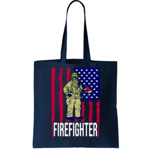 American Firefighter Tote Bag