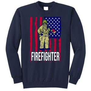 American Firefighter Tall Sweatshirt