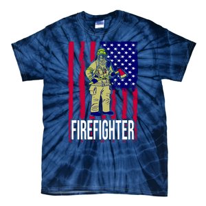 American Firefighter Tie-Dye T-Shirt