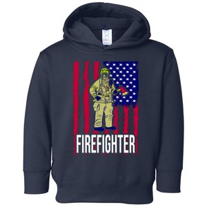 American Firefighter Toddler Hoodie