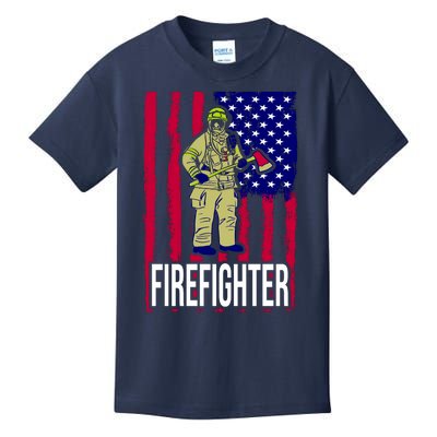 American Firefighter Kids T-Shirt