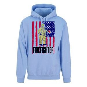 American Firefighter Unisex Surf Hoodie