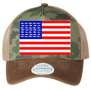 American Fishing Flag Legacy Tie Dye Trucker Hat