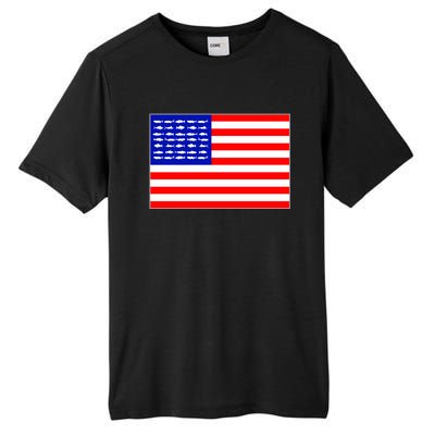 American Fishing Flag Tall Fusion ChromaSoft Performance T-Shirt