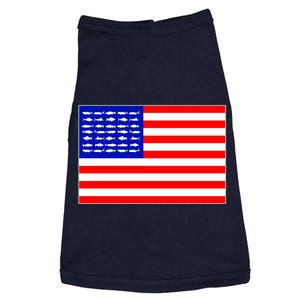 American Fishing Flag Doggie Tank