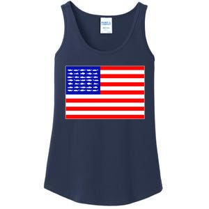 American Fishing Flag Ladies Essential Tank