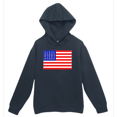 American Fishing Flag Urban Pullover Hoodie