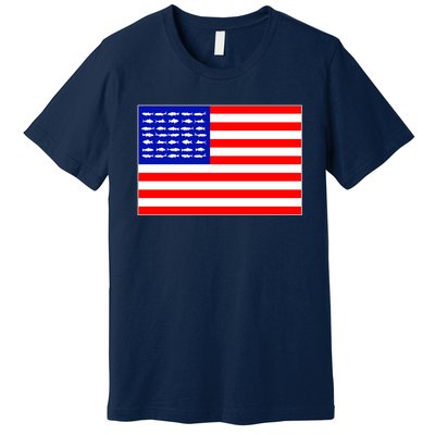 American Fishing Flag Premium T-Shirt