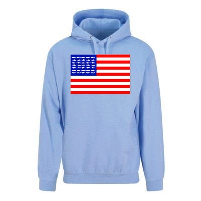 American Fishing Flag Unisex Surf Hoodie