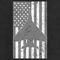 American Flag Airplane Pilot Adult Drive Performance Visor