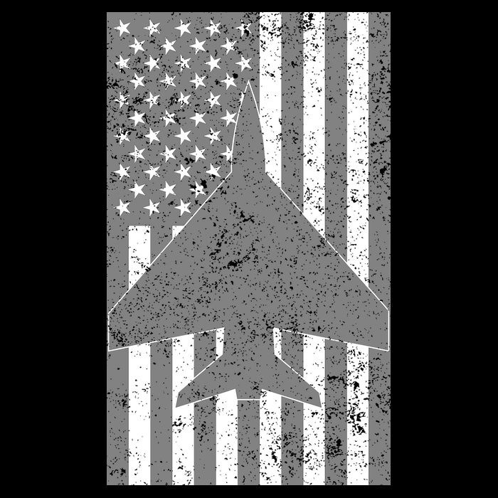 American Flag Airplane Pilot Flatbill Hat