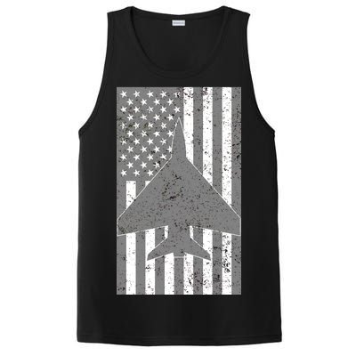 American Flag Airplane Pilot PosiCharge Competitor Tank