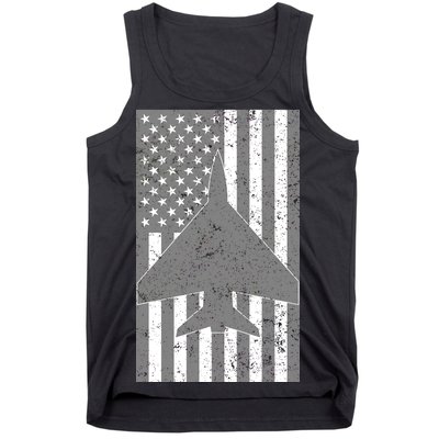 American Flag Airplane Pilot Tank Top