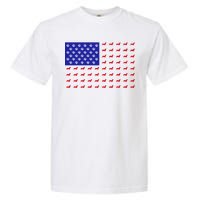 American Flag Dachshund Dog Garment-Dyed Heavyweight T-Shirt