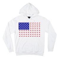 American Flag Dachshund Dog Hoodie