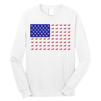 American Flag Dachshund Dog Long Sleeve Shirt