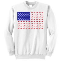 American Flag Dachshund Dog Sweatshirt