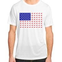 American Flag Dachshund Dog Adult ChromaSoft Performance T-Shirt