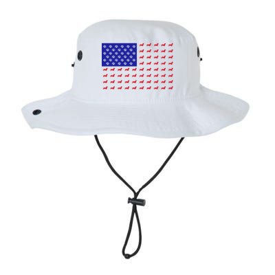 American Flag Dachshund Dog Legacy Cool Fit Booney Bucket Hat