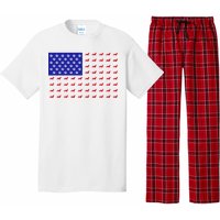 American Flag Dachshund Dog Pajama Set